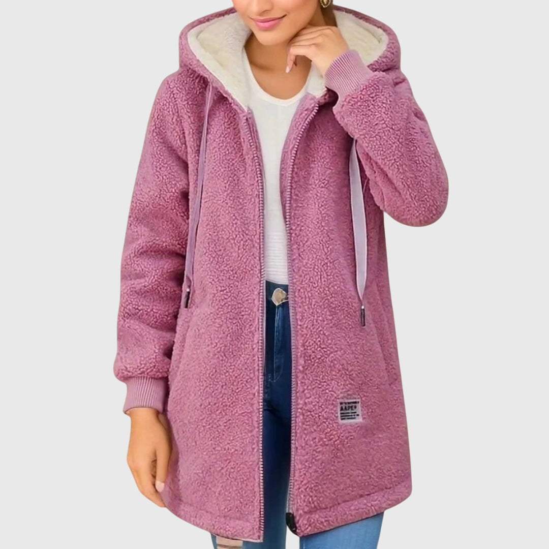 Women's Hooded Jacket in Breathable Fabric | Soft Warm Transitional Outerwear for Chilly Days | Size M-3XL