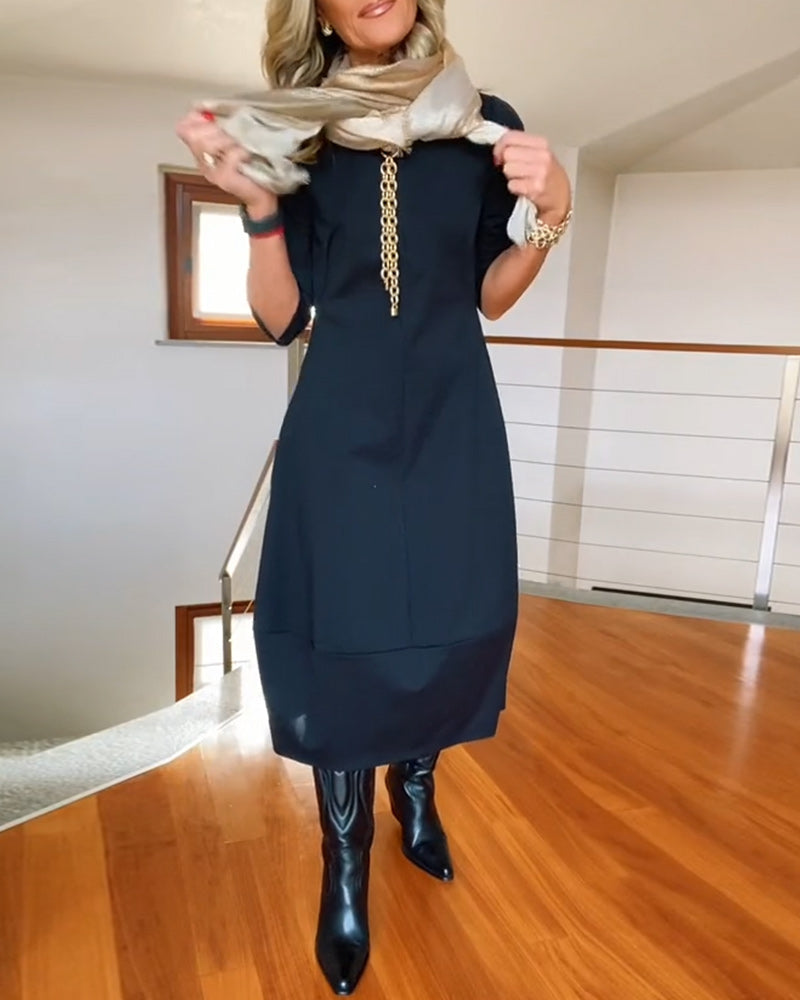 Women's Long Sleeve Maxi Dress | Lightweight Fabric with a Soft Drape for Formal Evenings | Size S-5XL, 5 Colors