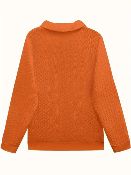 Women's Cable Knit Cardigan with Front Zip | Fitted Shape That Slips Easily Under a Jacket | Size S-2XL, 8 Colors