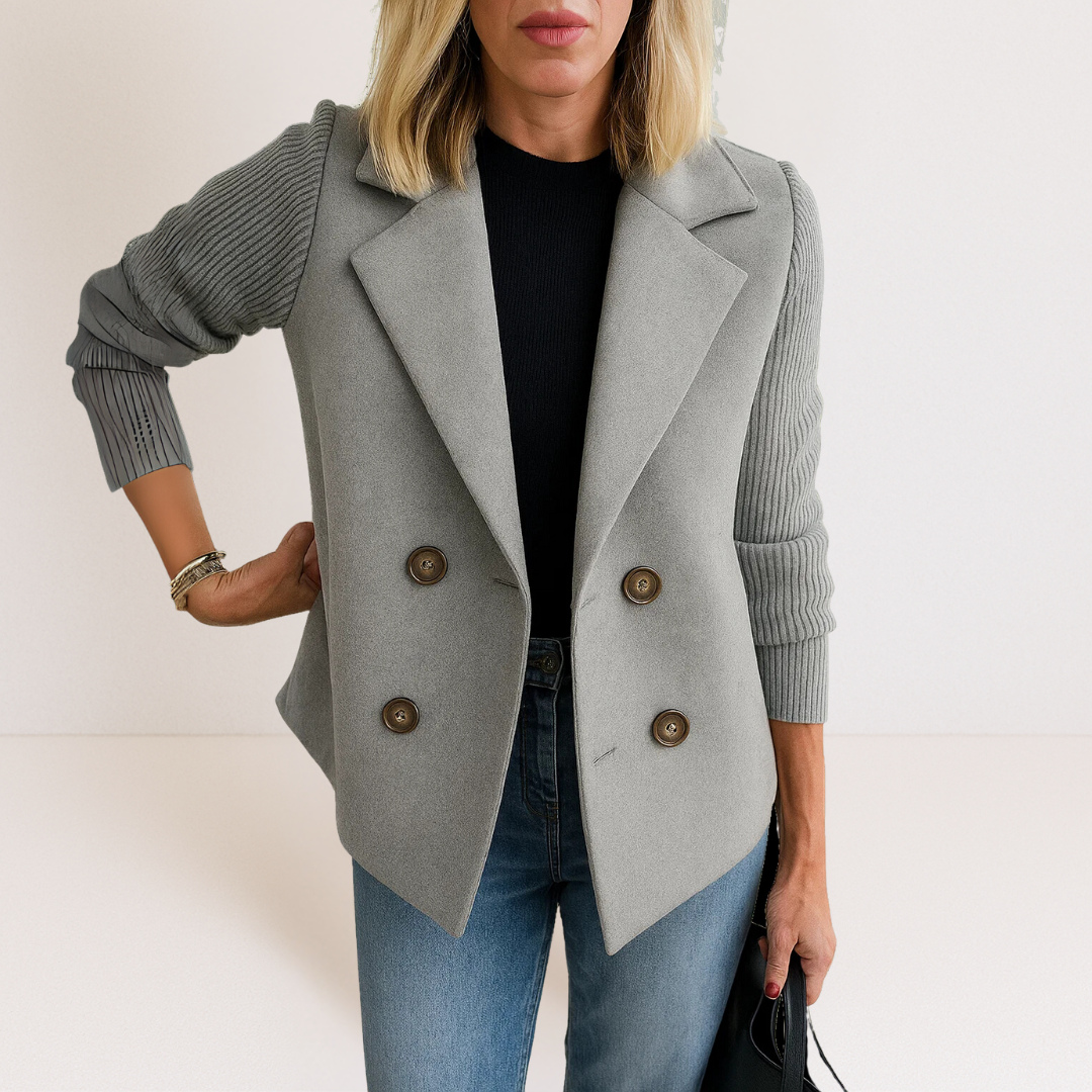 Women's Fitted Lightweight Blazer with Pockets | Slim Silhouette, Breathable Fabric, Machine Washable | Size XS-5XL
