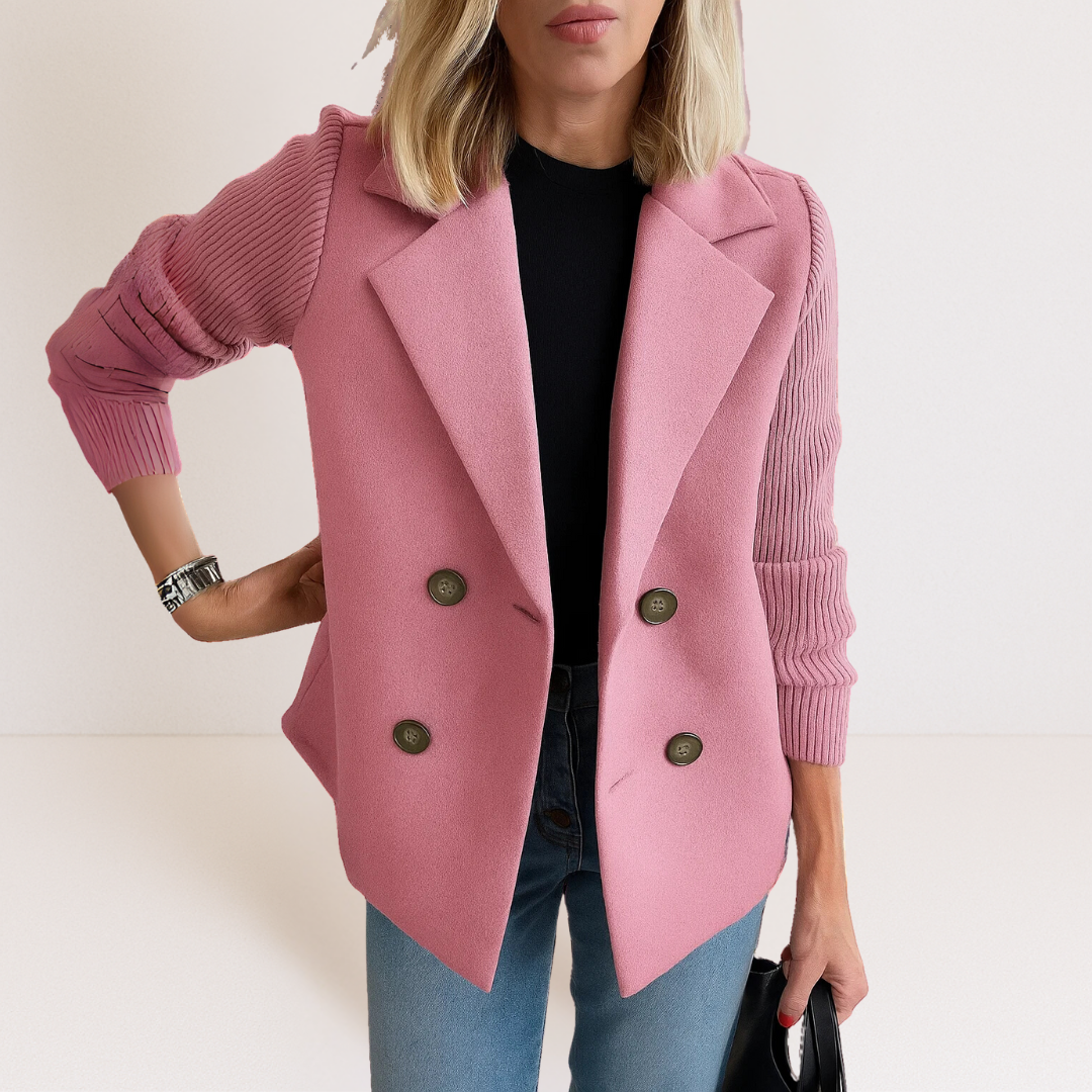 Women's Fitted Lightweight Blazer with Pockets | Slim Silhouette, Breathable Fabric, Machine Washable | Size XS-5XL