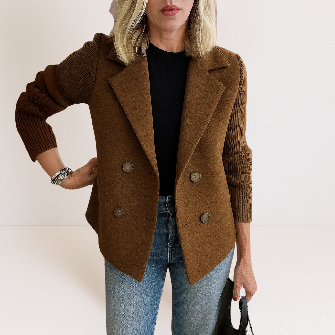 Women's Fitted Lightweight Blazer with Pockets | Slim Silhouette, Breathable Fabric, Machine Washable | Size XS-5XL