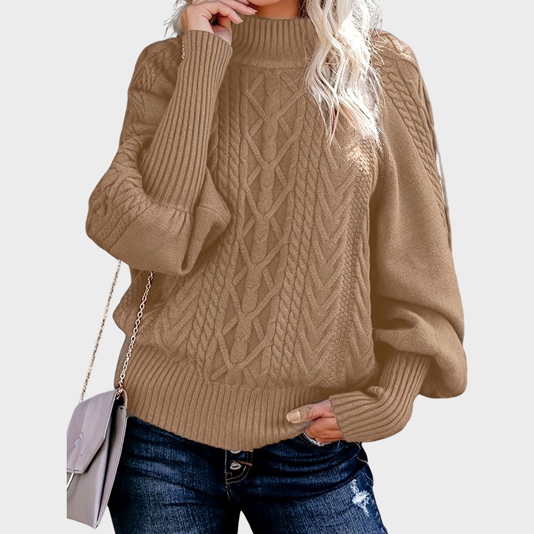 Women's Lightweight Knit Pullover | Long Sleeve Layering Sweater with a Relaxed Drape for Cold Months | Size S-3XL, 6 Colors
