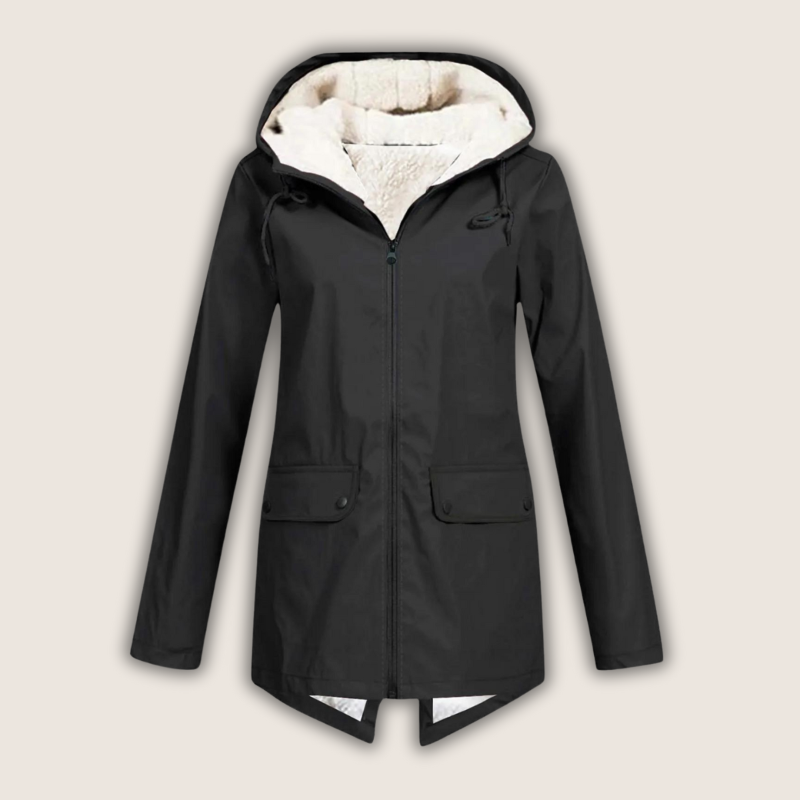 Women's Windproof and Waterproof Rain Jacket | Adjustable Hood, Secure Zip Pockets, Breathable Shell | 8 Colors