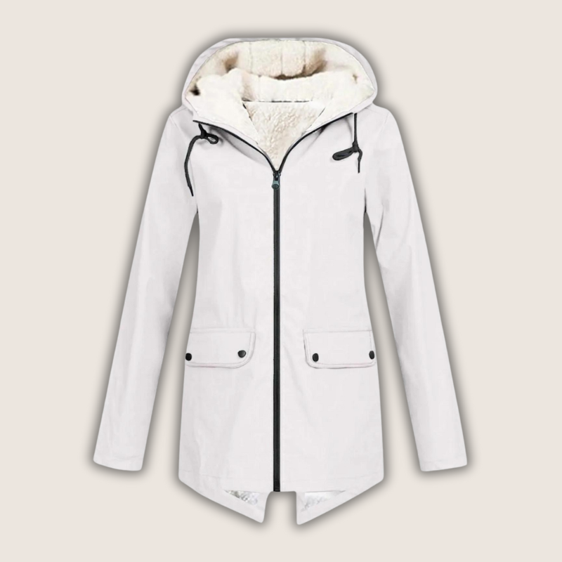 Women's Windproof and Waterproof Rain Jacket | Adjustable Hood, Secure Zip Pockets, Breathable Shell | 8 Colors