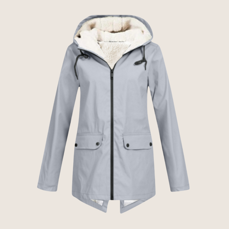 Women's Windproof and Waterproof Rain Jacket | Adjustable Hood, Secure Zip Pockets, Breathable Shell | 8 Colors