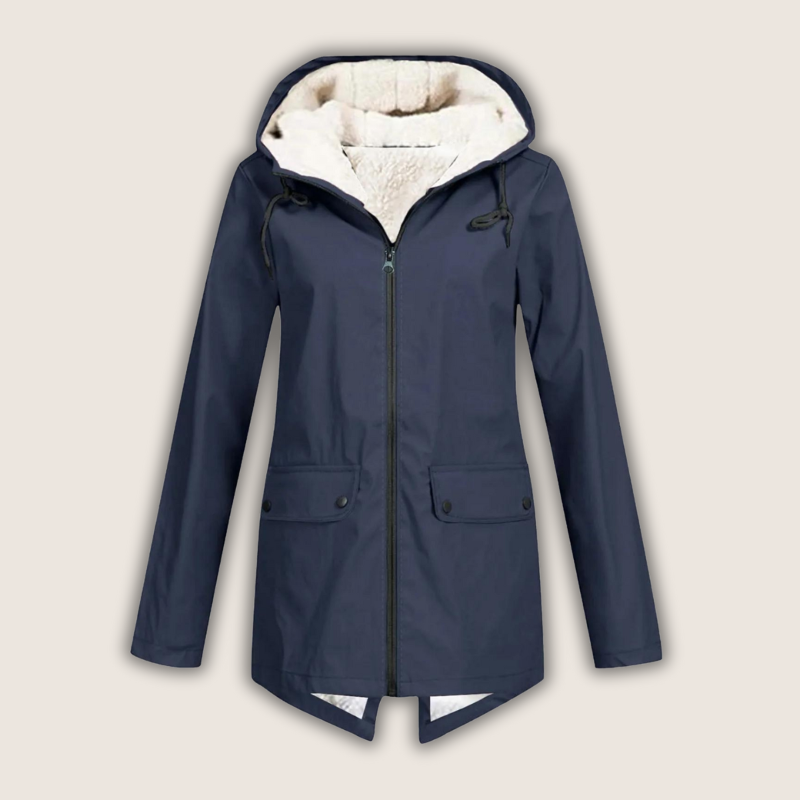 Women's Windproof and Waterproof Rain Jacket | Adjustable Hood, Secure Zip Pockets, Breathable Shell | 8 Colors