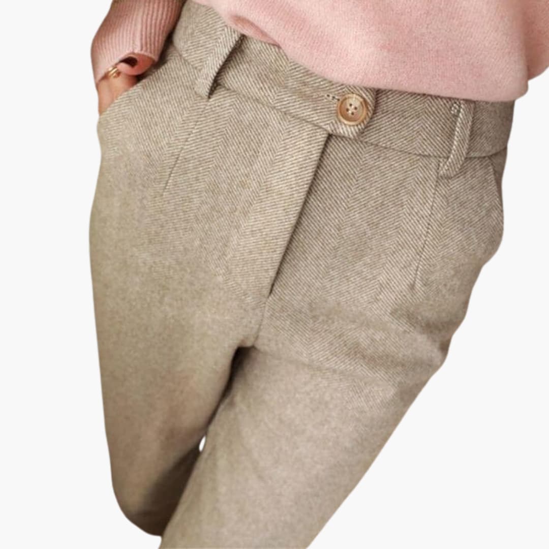Women's Tailored Trousers | Clean Tailored Cut, Minimalist Finish, Office to Evening | Sizes XS-2XL | 3 Colors