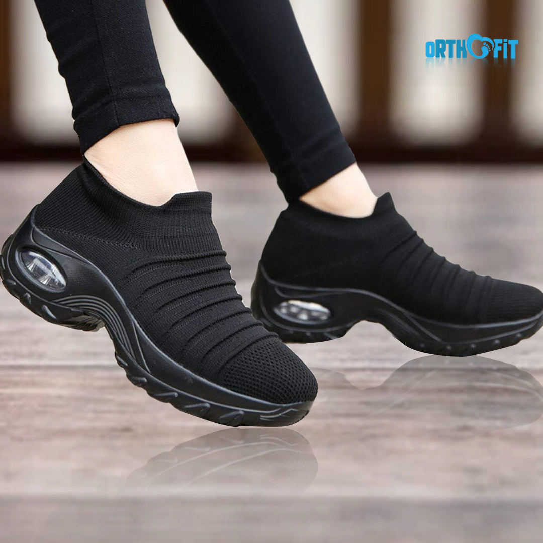 Women's Lightweight Sneakers with Padded Insole | Breathable Walking Shoes on a Cushioned Sole | Size 5.5-10, 8 Colors