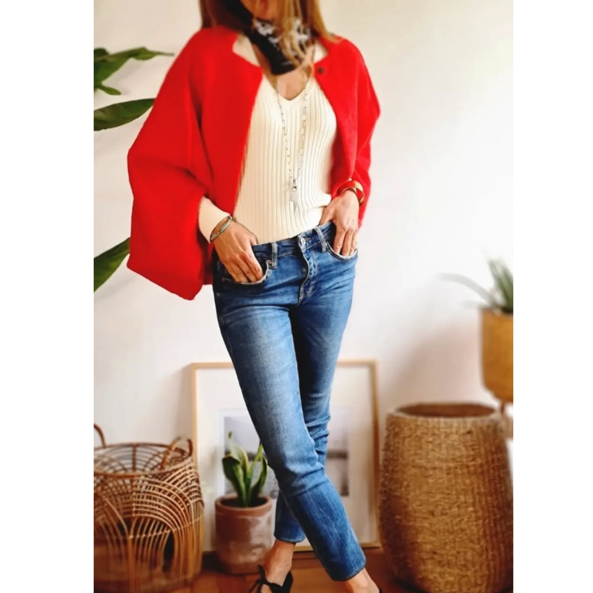 Women's Collarless Longline Coat | Clean Round Neckline, Long Sleeves, Warm Everyday Layer | Sizes S-5XL | 3 Colors