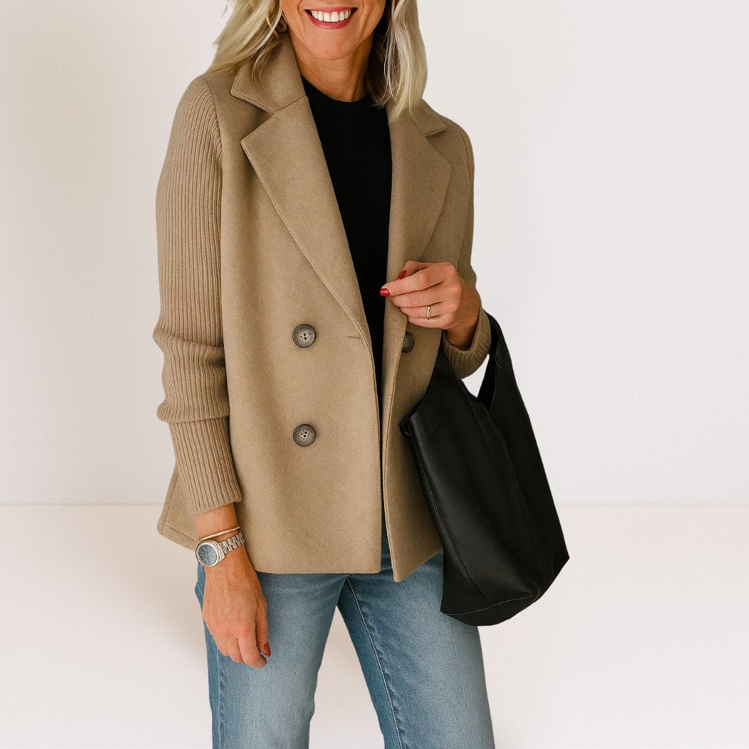 Women's Fitted Lightweight Blazer with Pockets | Slim Silhouette, Breathable Fabric, Machine Washable | Size XS-5XL