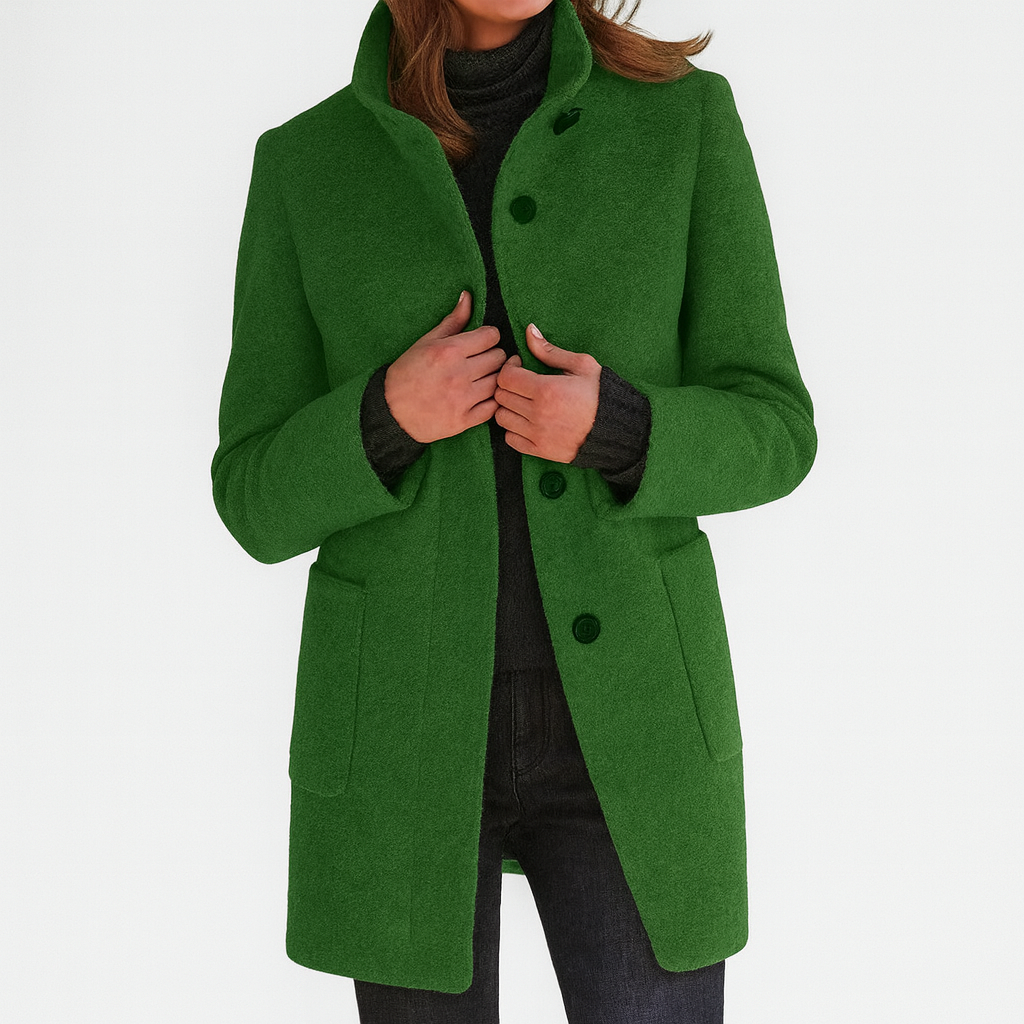 Women's Structured Winter Coat with a Tailored Cut | Warm Soft Interior and Fluid Drape | Size S-6XL, 11 Colors
