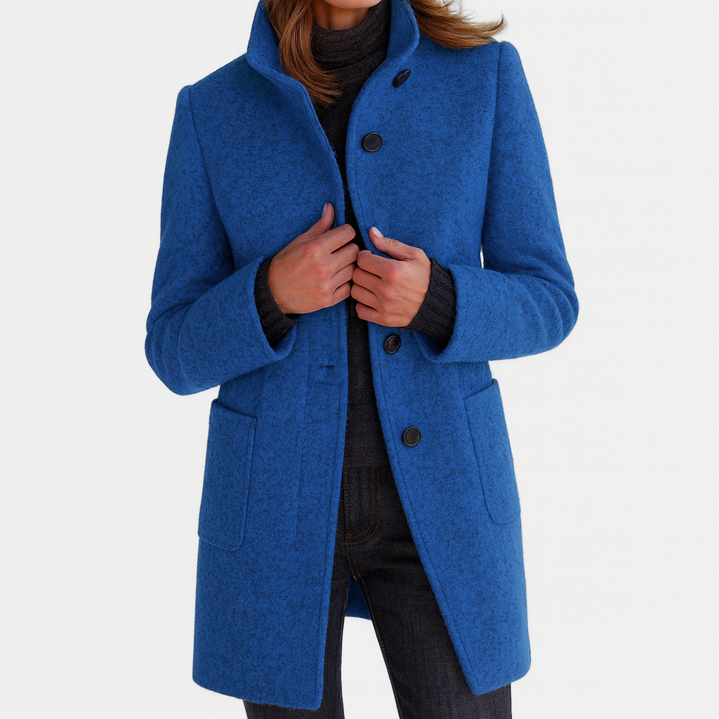 Women's Structured Winter Coat with a Tailored Cut | Warm Soft Interior and Fluid Drape | Size S-6XL, 11 Colors