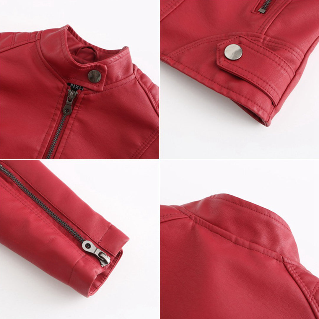 Women's Asymmetric Zip Jacket | Structured Tailored Fit, Metallic Hardware, Zip Pockets | Sizes S-3XL