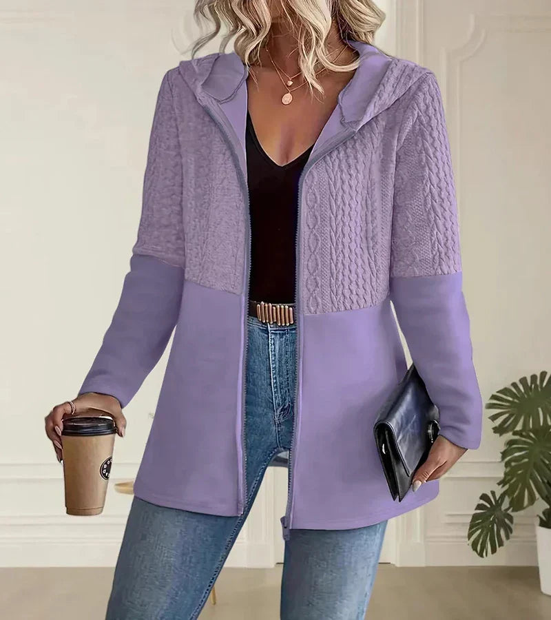 Women's Zip Up Hoodie with Full Length Closure | Breathable Relaxed Fit Sweatshirt for Layering | Size S-5XL, 4 Colors