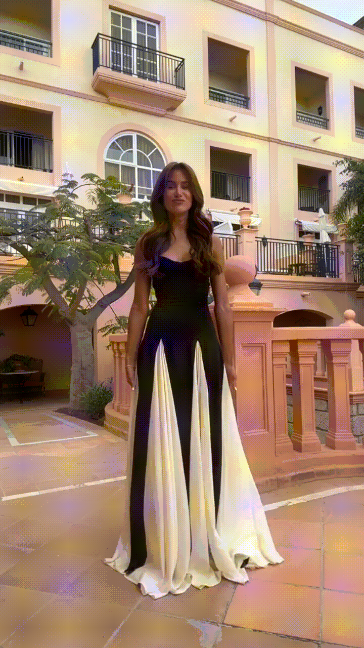 Elegant Maxi Dress with Draped Silhouette
