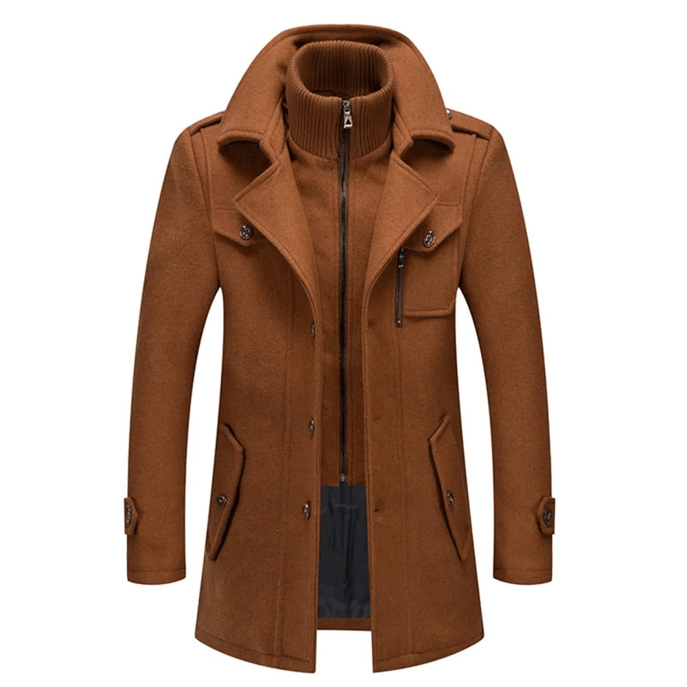 Men's Men's Sweater with Lining and Water Repellent | For Winter | Size M-6XL | Black, Grey, Brown, Coffee, Blue