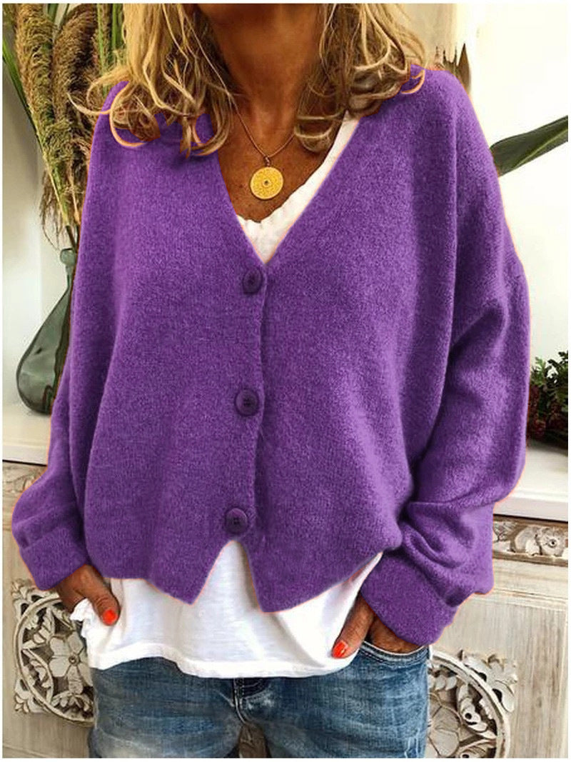 Women's Warm Open-Front Knit Cardigan | Layering Warmth Without the Bulk, Long Sleeves | Sizes S-3XL | 6 Colors