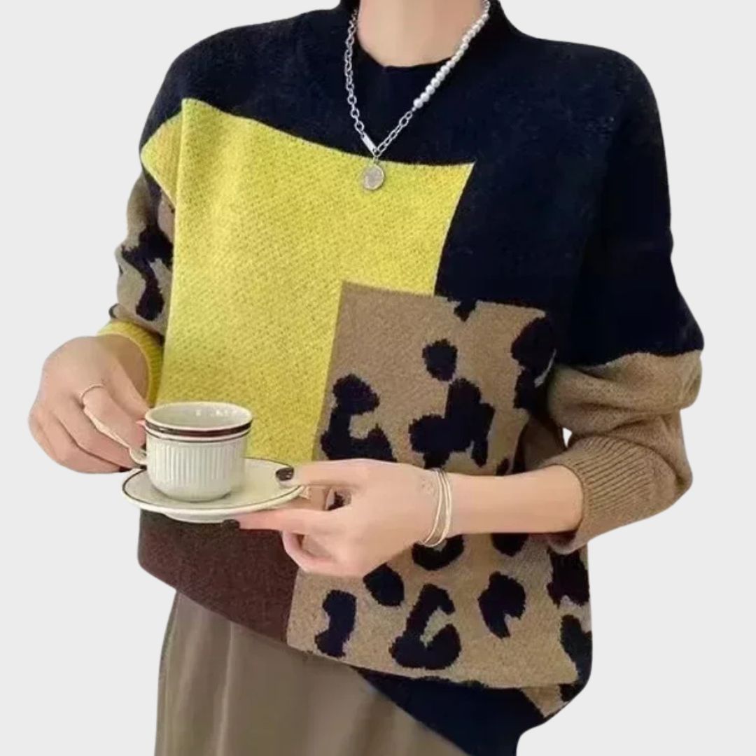 Women's Relaxed Fit Knit Sweater | Soft Breathable Pullover to Wear on Its Own or Over a Shirt | Size S-2XL, 4 Colors