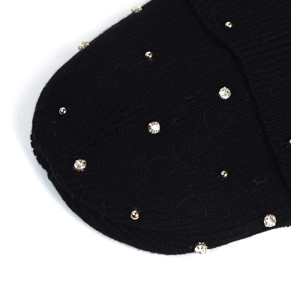 Women's Beaded Sparkle Knit Beanie | Beaded Accents, Soft Non-Itch Knit, One-Size Stay-Put Fit | 5 Colors