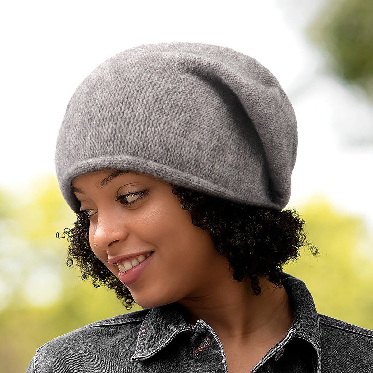 Women's Slouchy Knit Beanie | Relaxed Everyday Fit, Soft Breathable Knit, Packable | One Size | 8 Colors