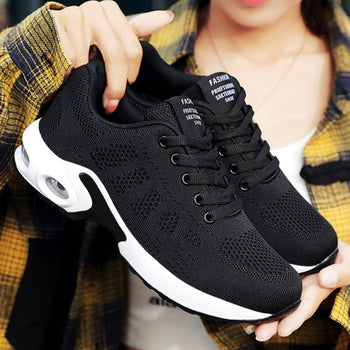 Women's Memory Foam Sneakers | Breathable Upper and Cushioned Sole for Long Days on Your Feet | Size 5-10.5, 7 Colors
