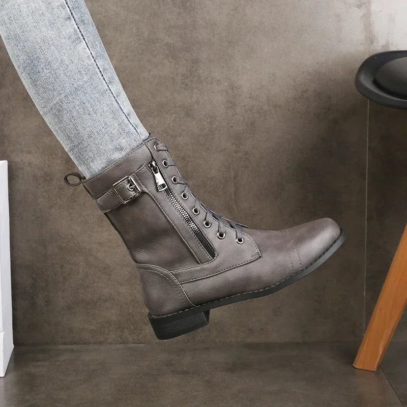 Women's Comfortable Boots with a Support Sole | Clean Classic Line and Soft Uppers for Office Days | Size 6-9, 3 Colors