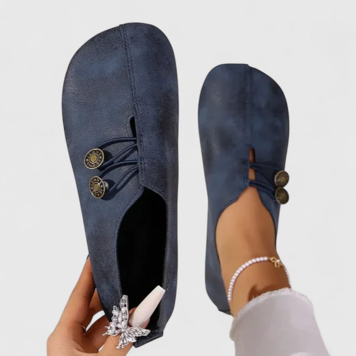 Women's Slip On Shoes with a Tapered Toe | Padded Insole and Soft Lining | Loafers for Women at the Desk | Size 6-9, 4 Colors