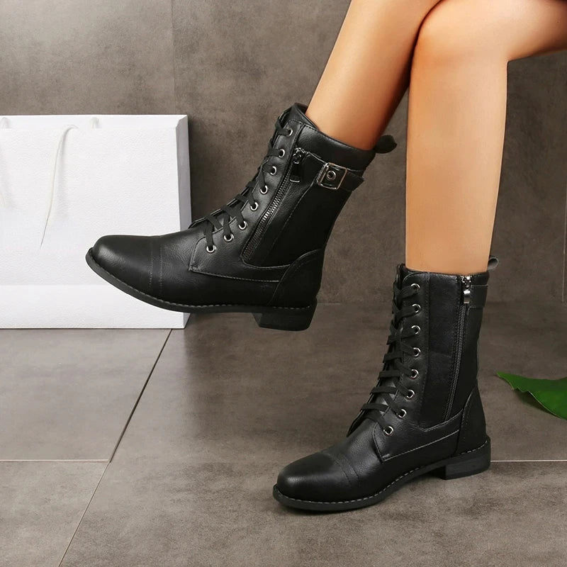 Women's Comfortable Boots with a Support Sole | Clean Classic Line and Soft Uppers for Office Days | Size 6-9, 3 Colors