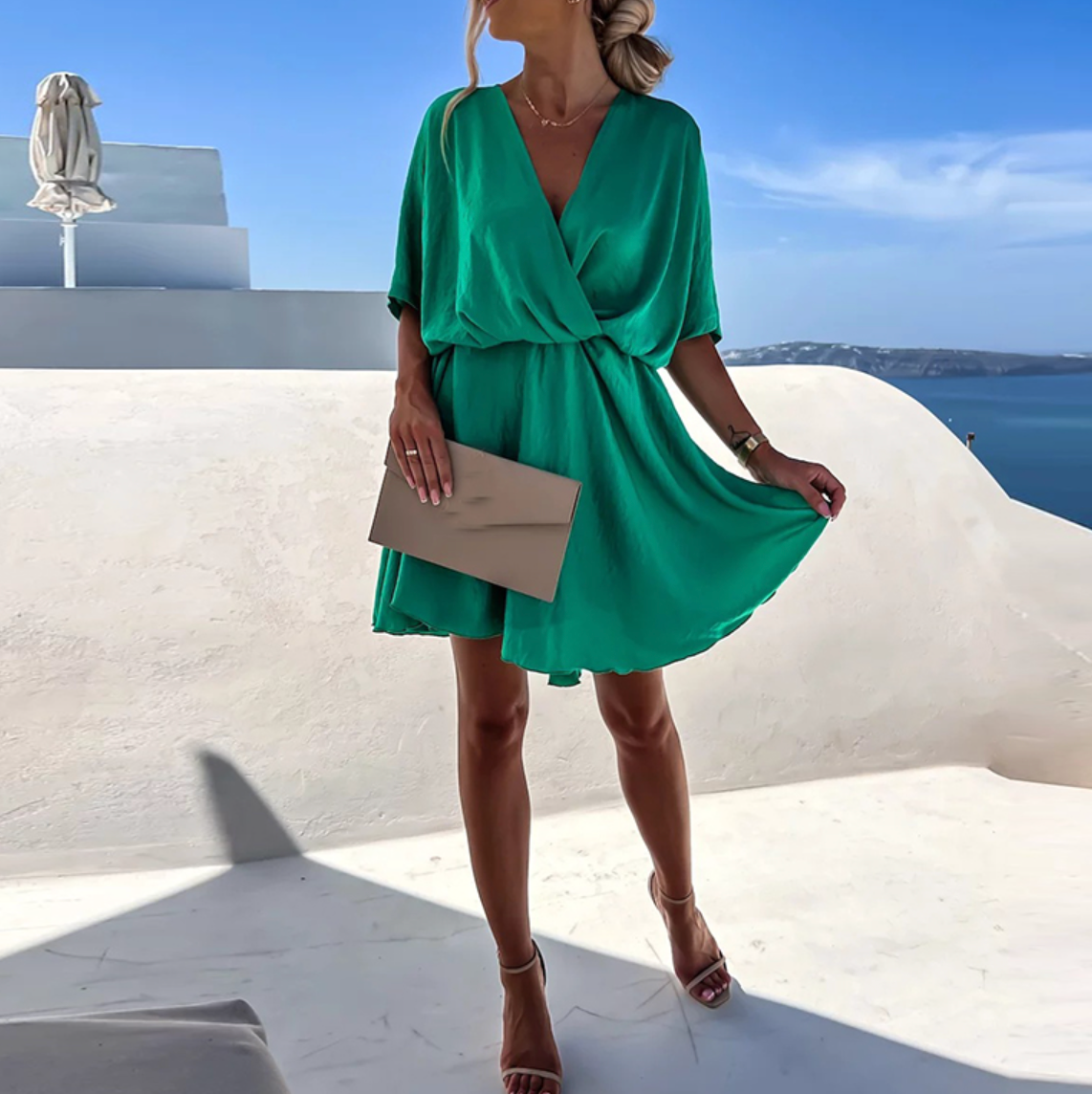 Sleeveless Mini Dress with Streamlined Silhouette