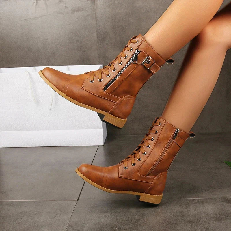 Women's Comfortable Boots with a Support Sole | Clean Classic Line and Soft Uppers for Office Days | Size 6-9, 3 Colors