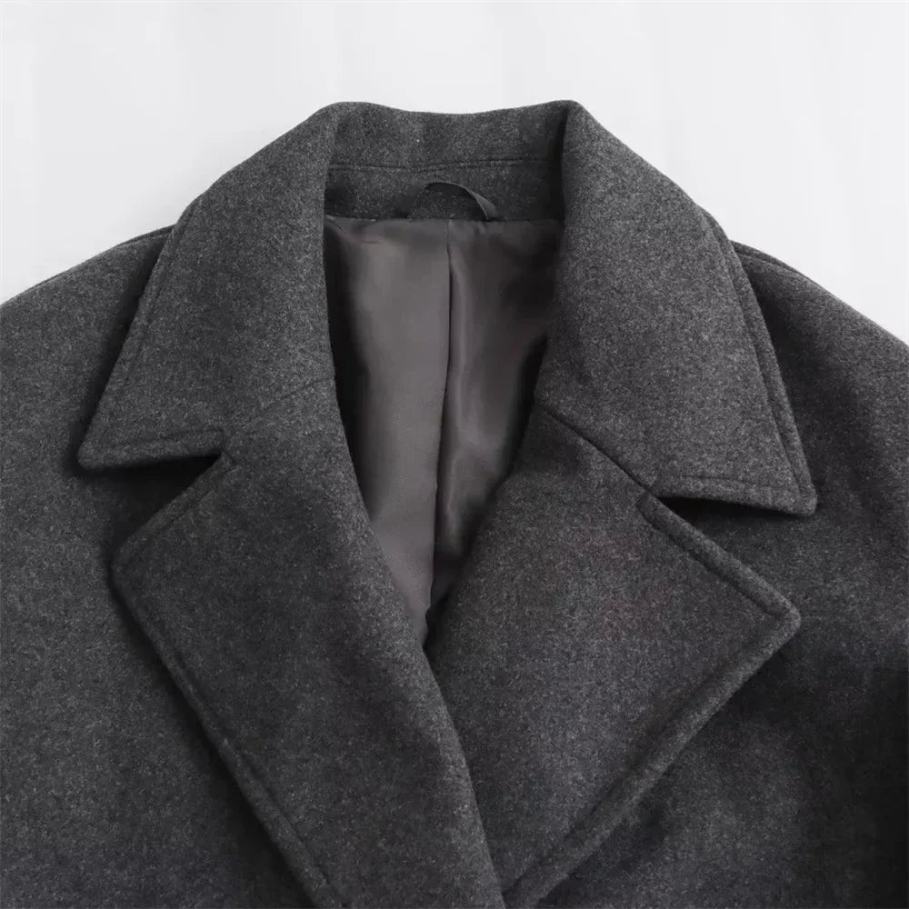 Women's Tailored Longline Coat | Classic Buttons, Refined Stitching, Room to Layer | Sizes S-2XL | 4 Colors
