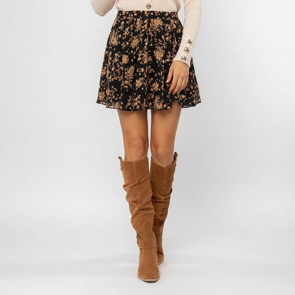 Women's Knee High Boots in Faux Suede | Block Heel, Round Toe and Rubber Sole | Sizes 5.5-10, 4 Colors