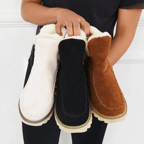 Women's Boots with Lace-Up | For Winter | Size 5-11 | Black, Beige, Brown