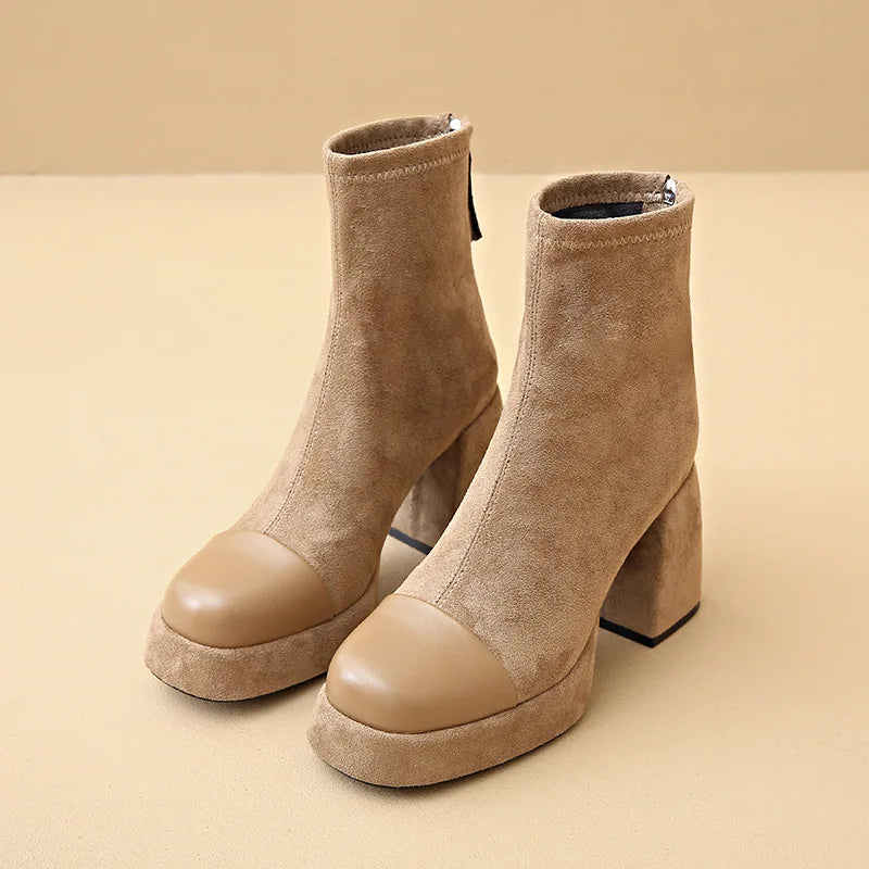 Women's Casual Boots with Cushioned Footbed and Everyday Grip Sole | Fall and Winter Footwear | Size 5-12