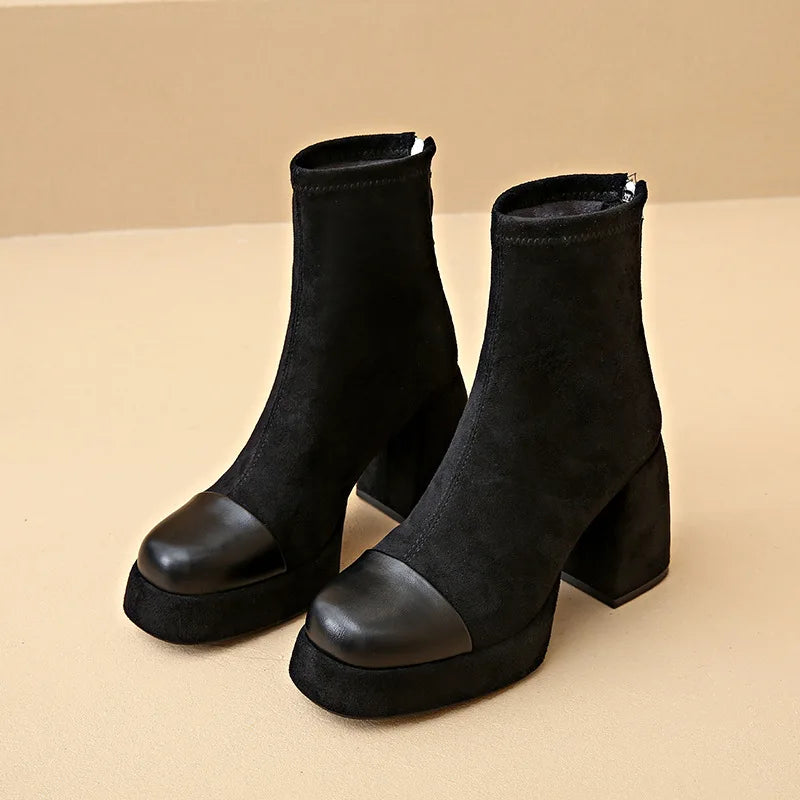 Women's Casual Boots with Cushioned Footbed and Everyday Grip Sole | Fall and Winter Footwear | Size 5-12