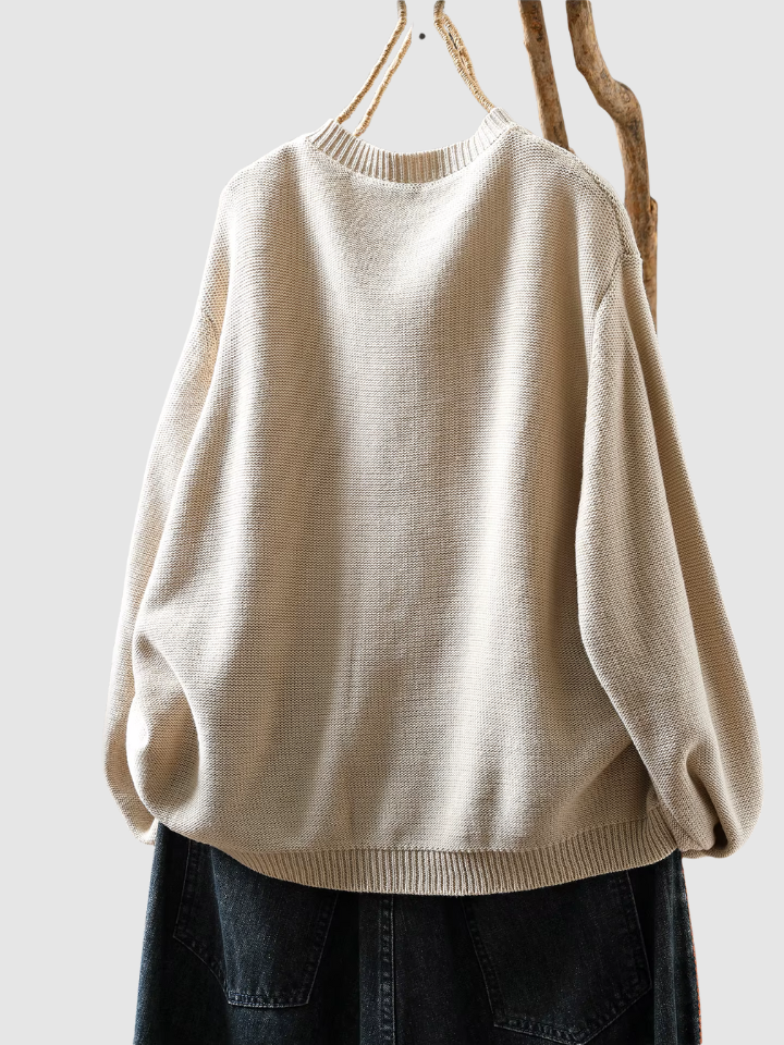 Women's Button-Front Knit Cardigan | Mixed-Tone Buttons, Round Neck, Ribbed Cuffs and Hem | Sizes S-3XL | 6 Colors