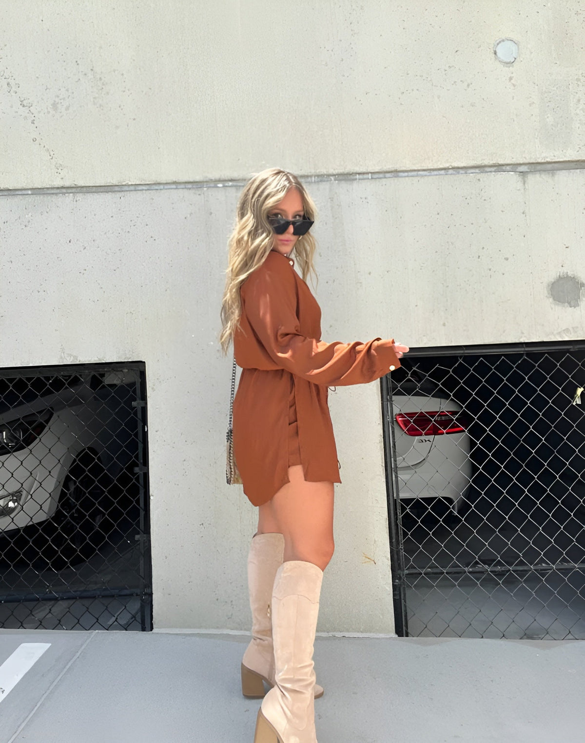 Women's Button-Down Shirt Dress | Classic Collar, Long Sleeves, Relaxed Everyday Fit | Sizes S-XL | 10 Colorways