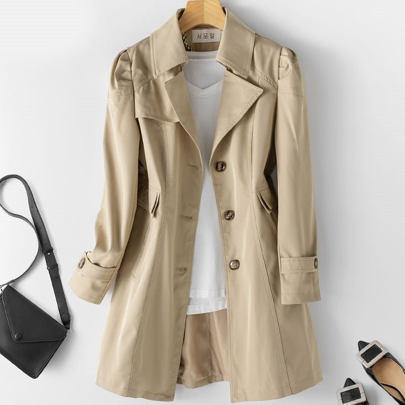 Womens Coat | For Winter | Size XS-2XL | Beige, Black, Khaki, Pink