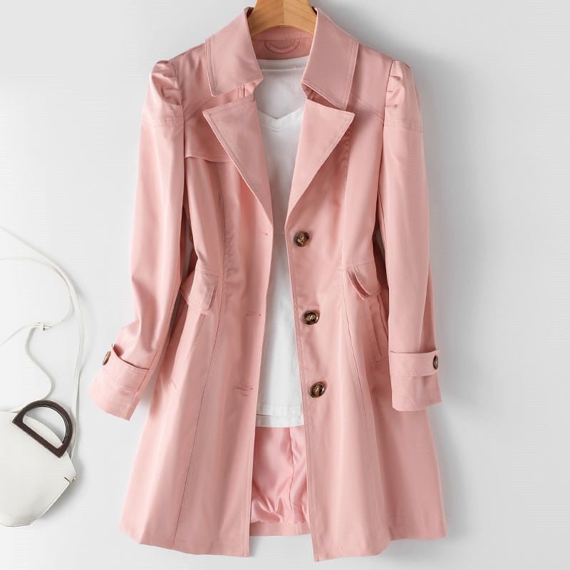 Womens Coat | For Winter | Size XS-2XL | Beige, Black, Khaki, Pink