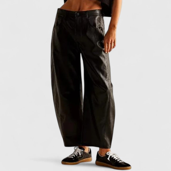 Women's High Waist Barrel Leg Jeans | Curved Leg Denim, Knee Dart Detail | Sizes S to XL | 6 Washes Including Black and Beige