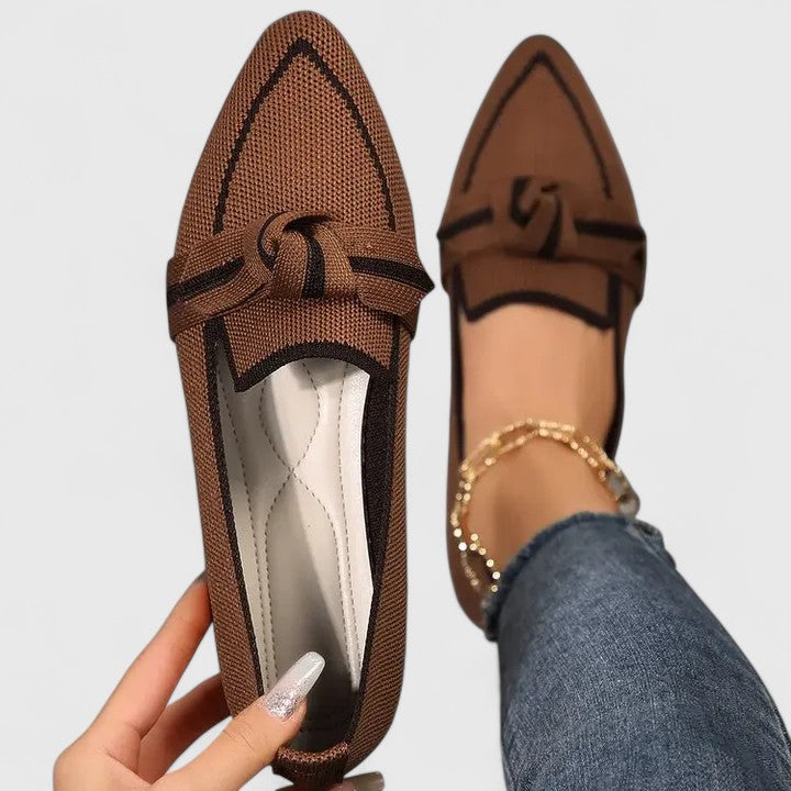 Women's Slip-On Loafers with Almond Toe and Cushioned Insole | Low Profile Everyday Shoes with Grippy Outsole | Size 6.5-11