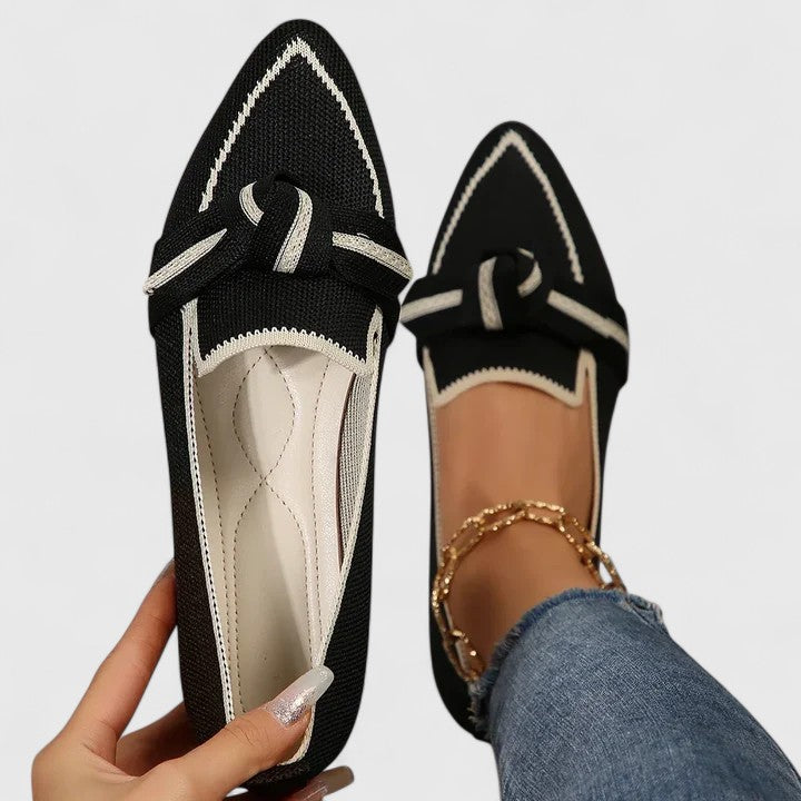 Women's Slip-On Loafers with Almond Toe and Cushioned Insole | Low Profile Everyday Shoes with Grippy Outsole | Size 6.5-11