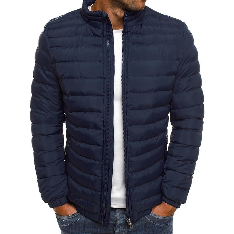Women's Puffer Jacket with Down Filling and Zip Closure | Pockets, Side Pockets | For Winter | Size S-2XL