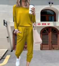 Women's Two-Piece Coordinated Set | Matching Top and Bottoms Set | Sizes S to 3XL | 15 Colorways to Choose From