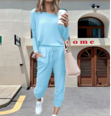 Women's Two-Piece Coordinated Set | Matching Top and Bottoms Set | Sizes S to 3XL | 15 Colorways to Choose From
