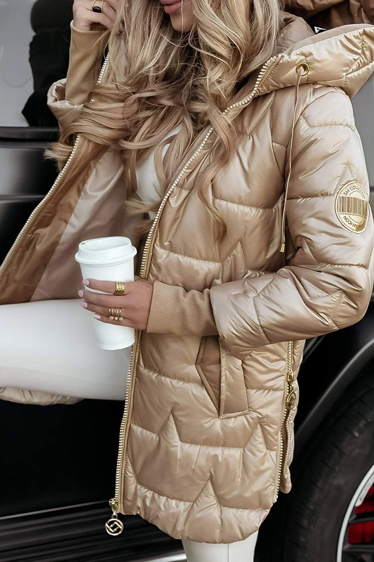 Women's Insulated Winter Coat | Tailored Silhouette, Warm Without Bulk, Long Sleeves | Sizes S-3XL | 4 Colors