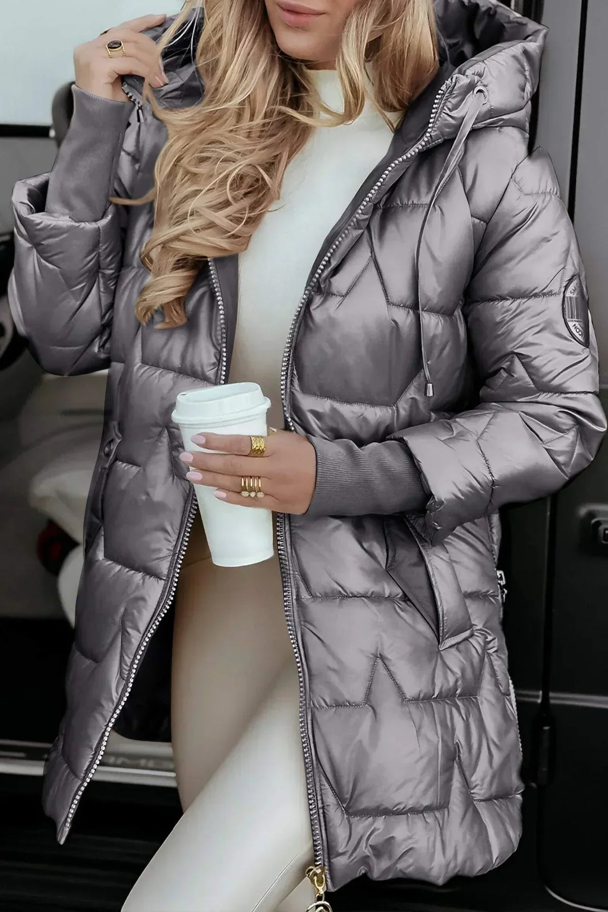 Women's Insulated Winter Coat | Tailored Silhouette, Warm Without Bulk, Long Sleeves | Sizes S-3XL | 4 Colors