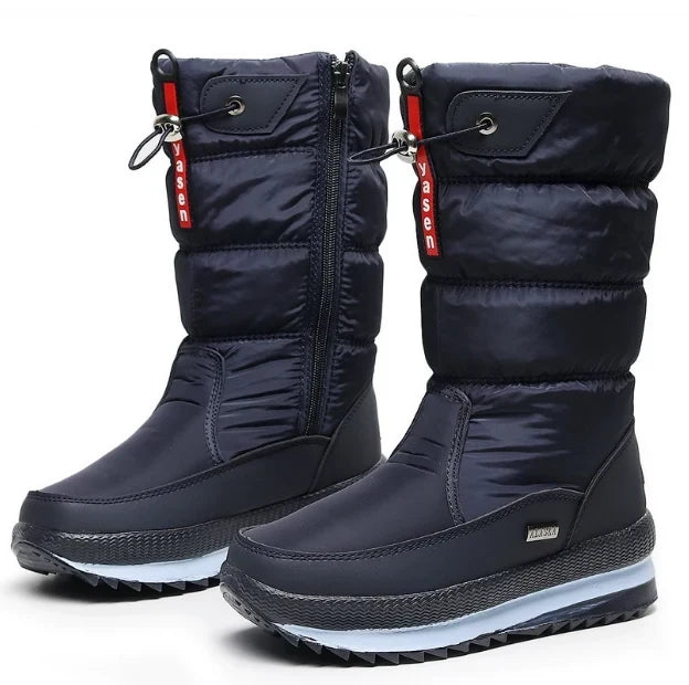 Women's Block Heel Boots with Side Zip and Cushioned Footbed | Fall and Winter Footwear | Size 4-12