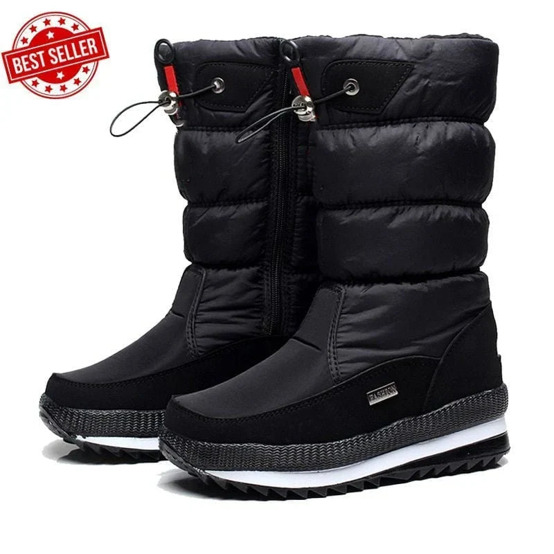 Women's Block Heel Boots with Side Zip and Cushioned Footbed | Fall and Winter Footwear | Size 4-12